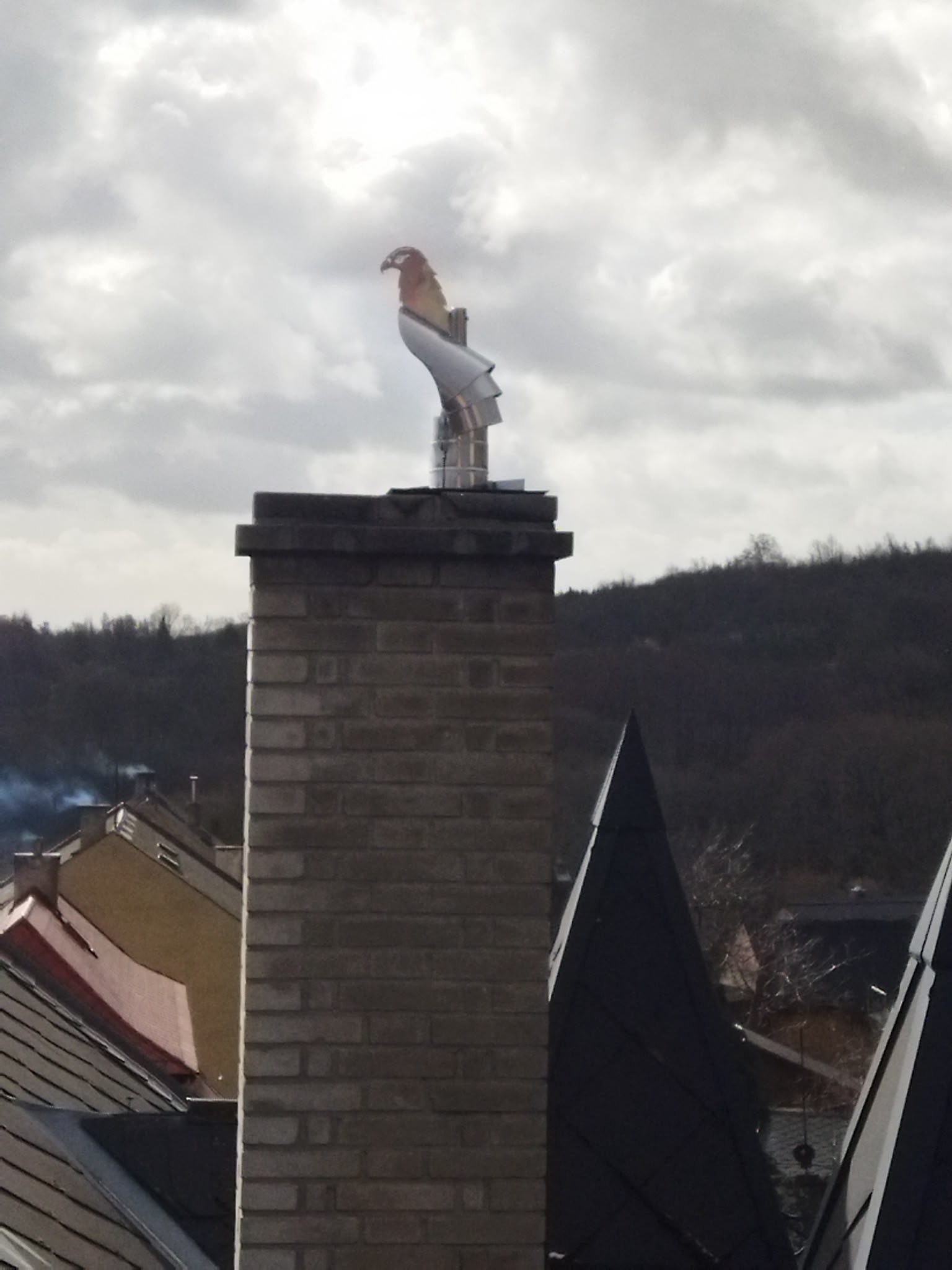 Měření tahu komína Kolešovice